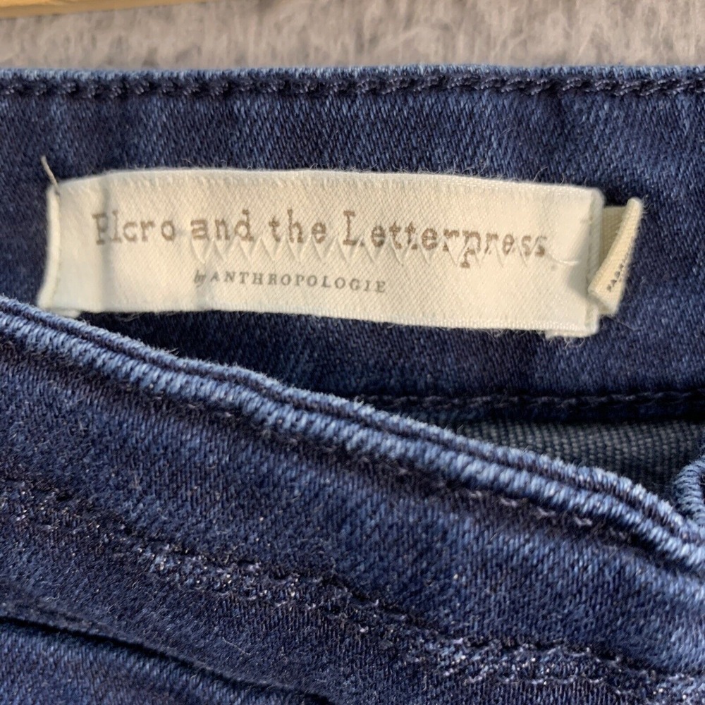 Anthropologie‎ Pilcro And The Letterpress Jeans Womens Size 27 High Rise Skinny - Picture 6 of 11